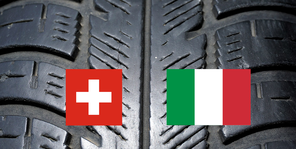 Pneumatici invernali in Svizzera: differenze con l'Italia